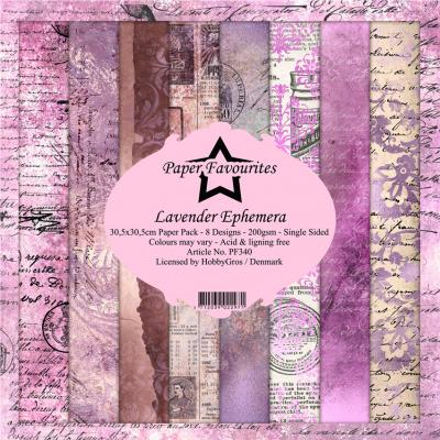 Dixi Craft Designpapier - Lavender Ephemera